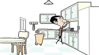 Mr bean cartoon in English
