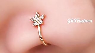 Beautiful nose pin