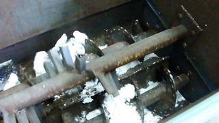 foam crushing