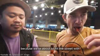 TOP 5 MOST CONSUMED STREET FOOD PULUTAN FOREIGNER REACTS TO FILPINO FOOD _ REACTIONS to FOOD in ????????