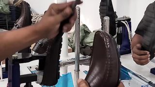 Amazing Original Leather Shoes Complete Making Proces!حیرت انگیز اصلی چمڑے کے جوتے بنانے کا عمل مکمل