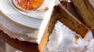 . Orange peel olive oil cake