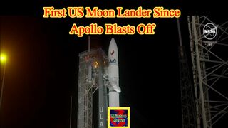 First US moon lander since Apollo blasts off