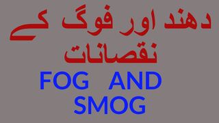 دھند  اور سموگ- FOG  and smog