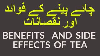چائے کے فوائد اور  سائیڈ ایفیکٹس-  EFFECTS AND SIDE EFFECTS OF   TEA