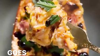 Spaghetti squash baked feta pasta