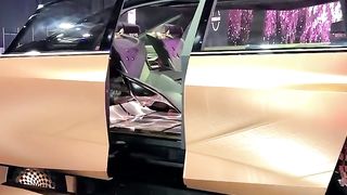 A futuristic car from Nissan