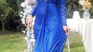 Lucyinlove Luxury Long Sleeve V-Neck Formal Evening Dress Wedding Party Sequins Women Prom Cocktail Dresses vested de fiesta