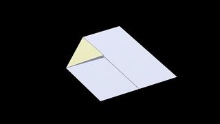 Sky King (2009 World Record) Paper Airplane: Alternative 3D Folding