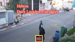 Palestinians in Hebron under lockdown