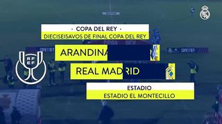 Arandina CF 1-3 Real Madrid |  HIGHLIGHTS | Copa Del Rey