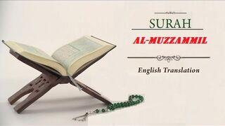 Quran 73. Al-Muzzammil (The Enfolded One): Arabic and English translation