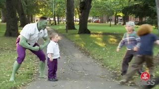 Hulk Defends Bullied Kids | Just For Laughs