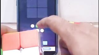 2 by 2 solved by app #rubikscube #cube #shorts #viral.