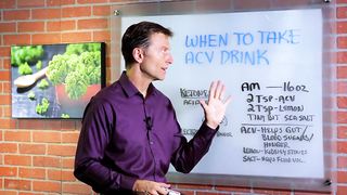 When To Consume the Apple Cider Vinegar (ACV Drink)? – Dr. Berg