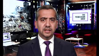 Muslim anchor Mehdi Hasan quit American TV on live show.
