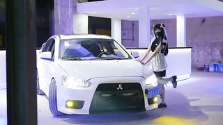 mitsubishi cute girl