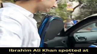 Ibrahim Ali Khan spotted at outside dharma office #ibrahimalikhan #shorts #viral #youtubeshorts #trending #shortvideo #ytshorts