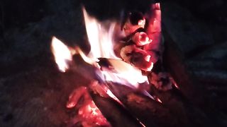 Burning fire