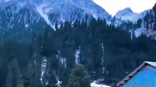 Naltar Valley Mountain View on Evening Time