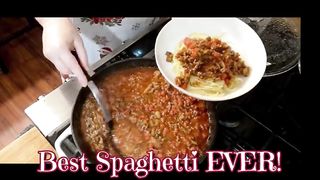Secret Spaghetti Meat Sauce - Old Fashioned - Southern Cooking
