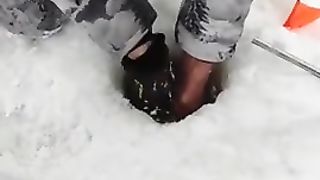 A great catch on winter fishing
