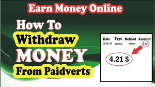 how to withdraw money from paidverts || withdraw money from paidverts || cashout