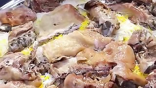 White rice and mutton