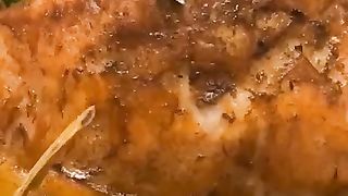 The fried Arabic food