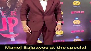 Manoj Bajpayee at the special screening of Netflix series "Killer Soup" #manojbajpayee #killersoup #short