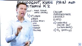 Knee Pain, Pseudogout, and Vitamin K2 Benefits – Prevent Gout with Vitamin K2 – Dr.Berg