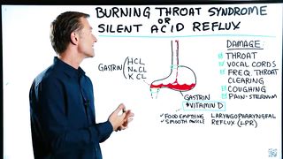 Burning Throat Syndrome or Silent Acid Reflux Causes – Dr.Berg