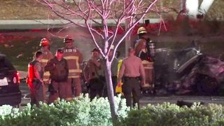 One Killed In Brutal Fiery Crash