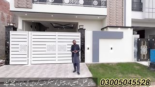 5 Marla Beautiful Modern House Design in Pakistan For Sale in Sahiwal - 5 Marla House Map.