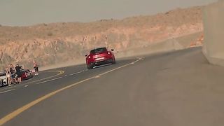 American Race Test in the afternoon