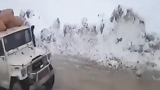 The freezing weather