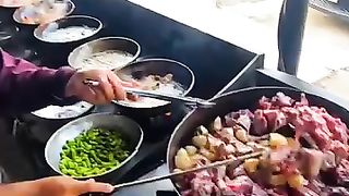 The karahi mutton