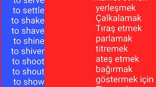 Learn English to Turkish Verbs 8