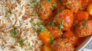 Kofta and Potato stew