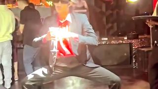 How to drink juice with dance