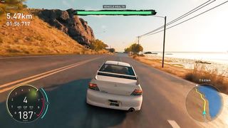 Great sunset Lancer Evolution Delivery just enjoying the drive '' The Crew Motorfest ''