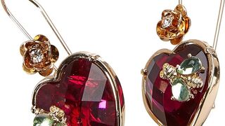 Heart Drop Earrings