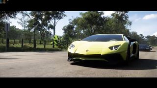 Driving the Fastest Car Lamborghini Aventador Superveloce in Dirt Race