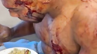 BEHIND SCENES ANTHONY JOSHUA DRESSED UP AS A ZOMBIE #riyadhseason #boxing.mp