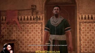 Basim Talk To Ahmed Ancient About Secret Order Cinematic + Commentry Urdu Gameplay 4k Live Streaming