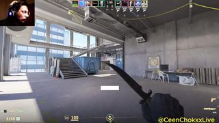CS2 Pro Clutch 1 Vs 5 Vertigo Pistol Round Ceen Chokxx Live Streaming Clip 2024 #pistolclutch #cs2