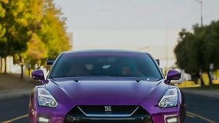 GTR R35 purple