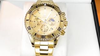 OLEVS Watch Men Top Brand Luxury Gold Quartz Military Watches Waterproof Date Luminous Stainless Steel Men Clock Reloj