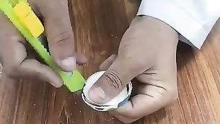The glass or paper glass