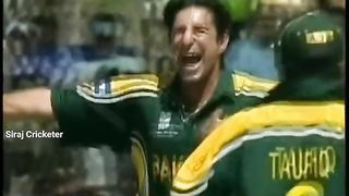 500th wicket for Waseem Akram